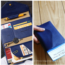 2015 Leather PU Passport Document Wallet (FS6991)